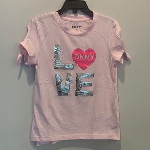 DKNY Girls "LOVE" Shirt Size 6